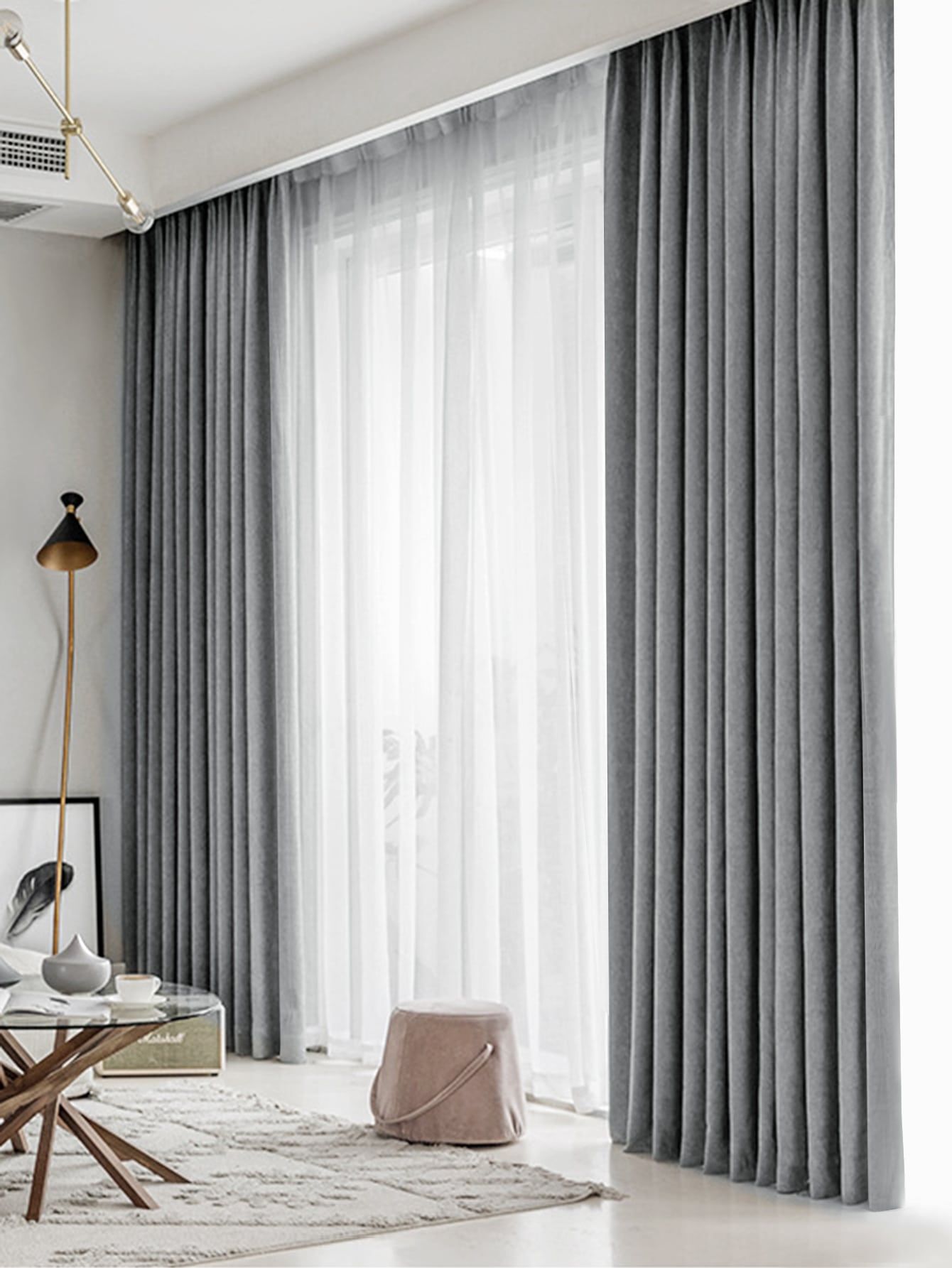 Plain Single Panel Curtain